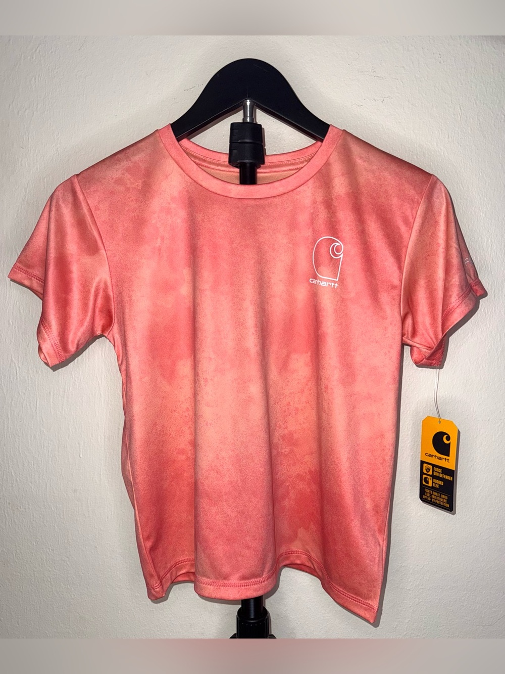 Carhartt Force Sun Defender Short-Sleeve tie-dye T-Shirt, sz 10, NWT
